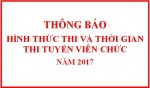 Thông báo số 290 - Triệu tập thí sinh dự thi tuyển viên chức