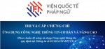 Thông báo kết quả thi chứng chỉ Ứng dụng CNTT ngày 03/06/2018