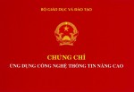 Thông báo kết quả thi chứng chỉ Ứng dụng CNTT nâng cao ngày 09/01/2019