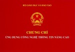 Thông báo kết quả thi chứng chỉ Ứng dụng CNTT nâng cao ngày 09/01/2019