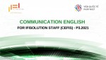 COMMUNICATION ENGLISH FOR IFISOLUTION STAFF (CEFIS)    P3 2021
