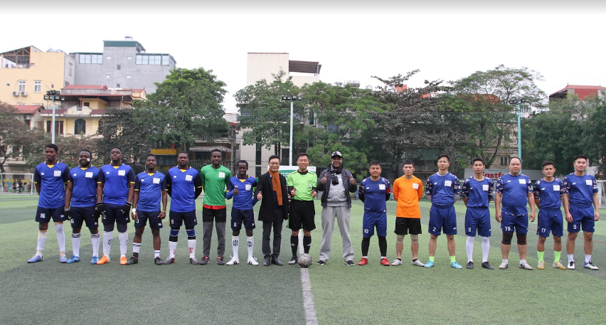 IFI-FC a rencontré l'Académie de police en finale.