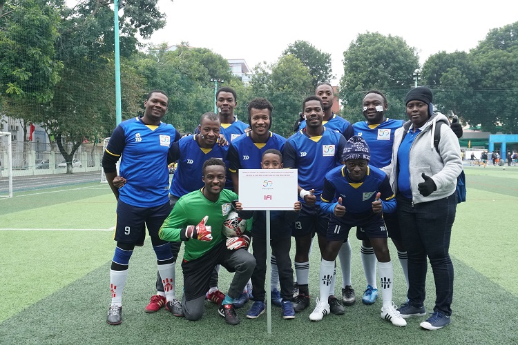 Đội bóng gồm các học viên của IFI đến từ các quốc gia khác nhau: Cameroun, Congo, Guinee, Haiti, Togo… 