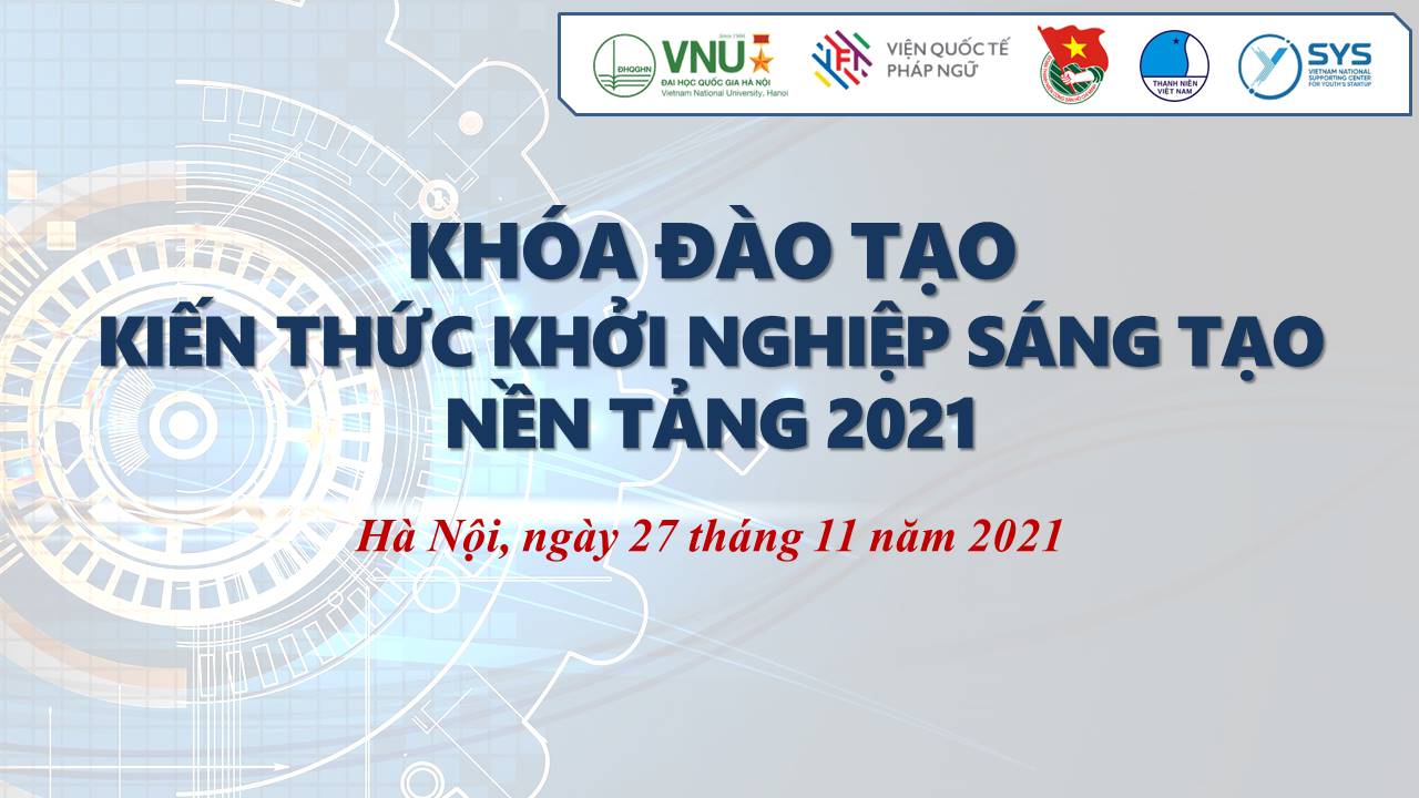 Backdrop khai giảng KNST2021