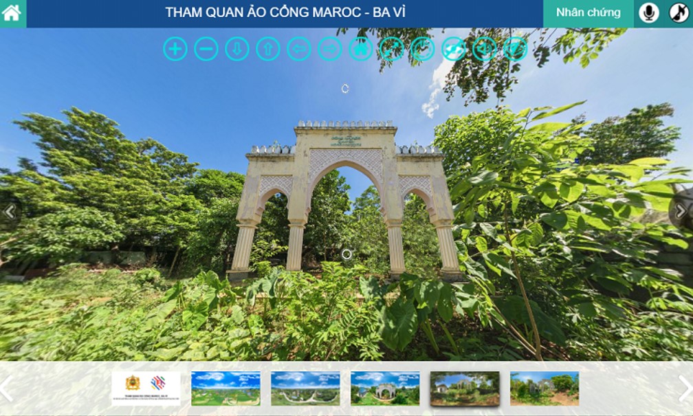 Công trình tham quan ảo cổng Maroc