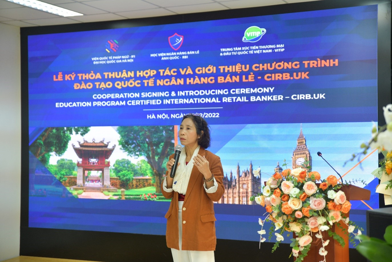 Bà Đào Châu Phương, Phó Giám đốc Khối Quản trị và Phát triển nguồn nhân lực, Giám đốc Học viện Seabank